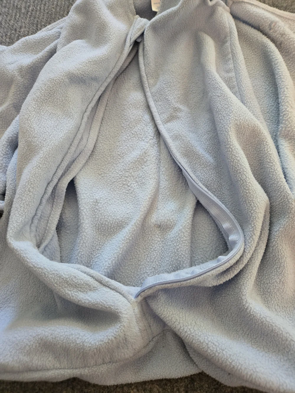 HALO Sleep Sack Swaddle - Light Blue Fleece